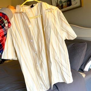 mens shein button down